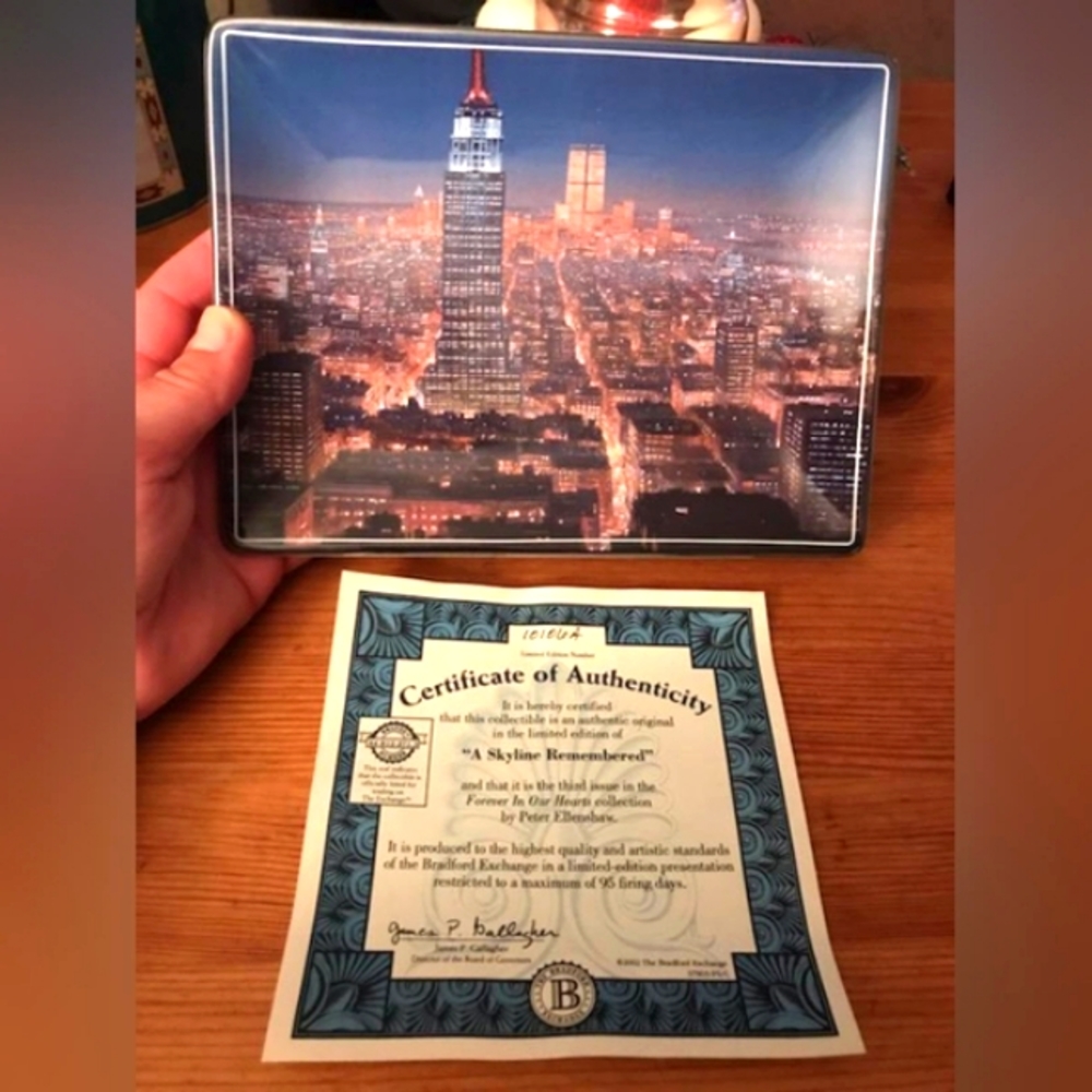 Forever in Our Hearts(A Skyline Remembered) Collectible plate collection